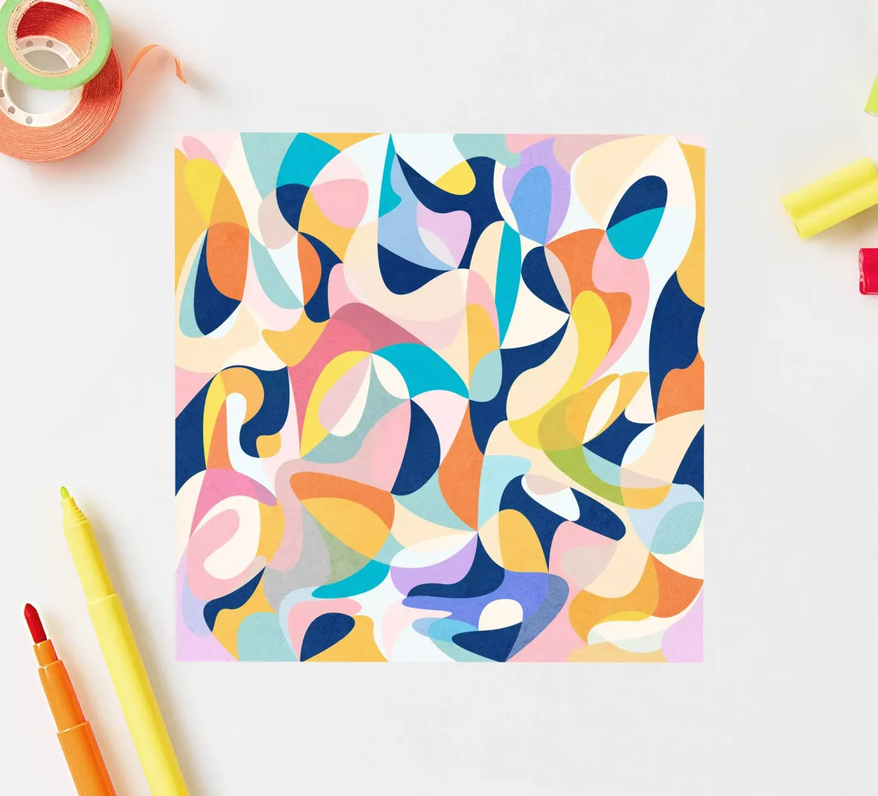 Abstract Flow sticker by Abstract 888