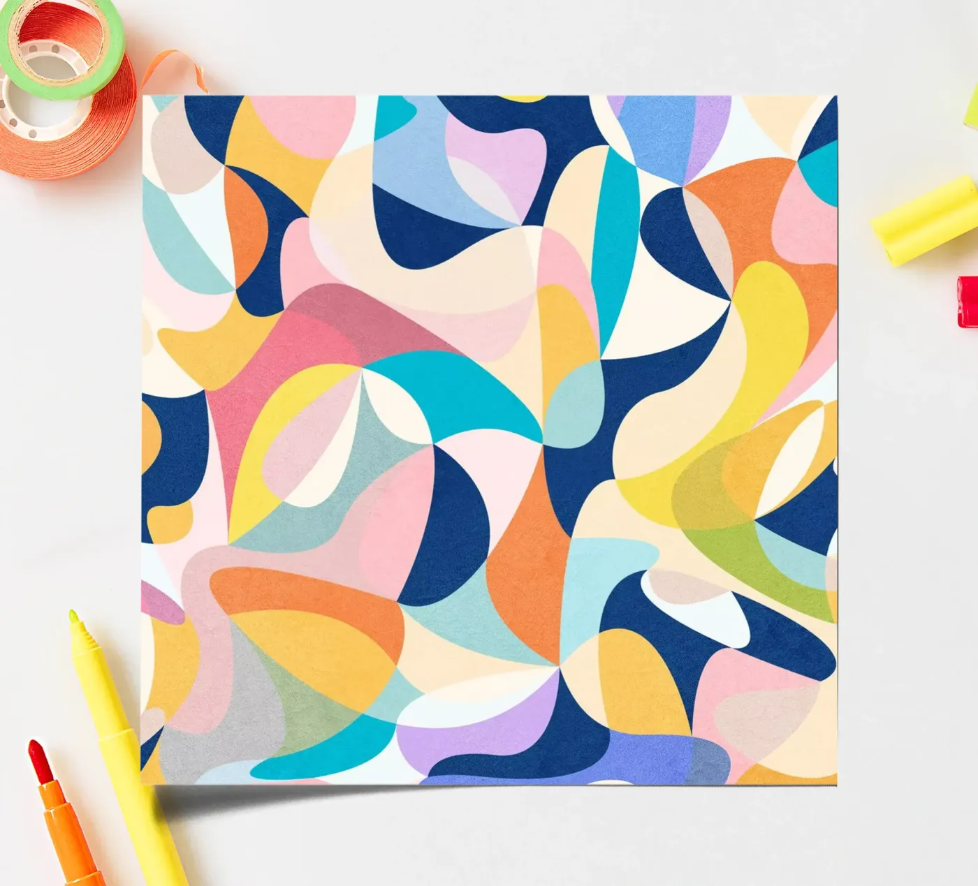 Abstract Flow sticker sheet by Abstract Joy