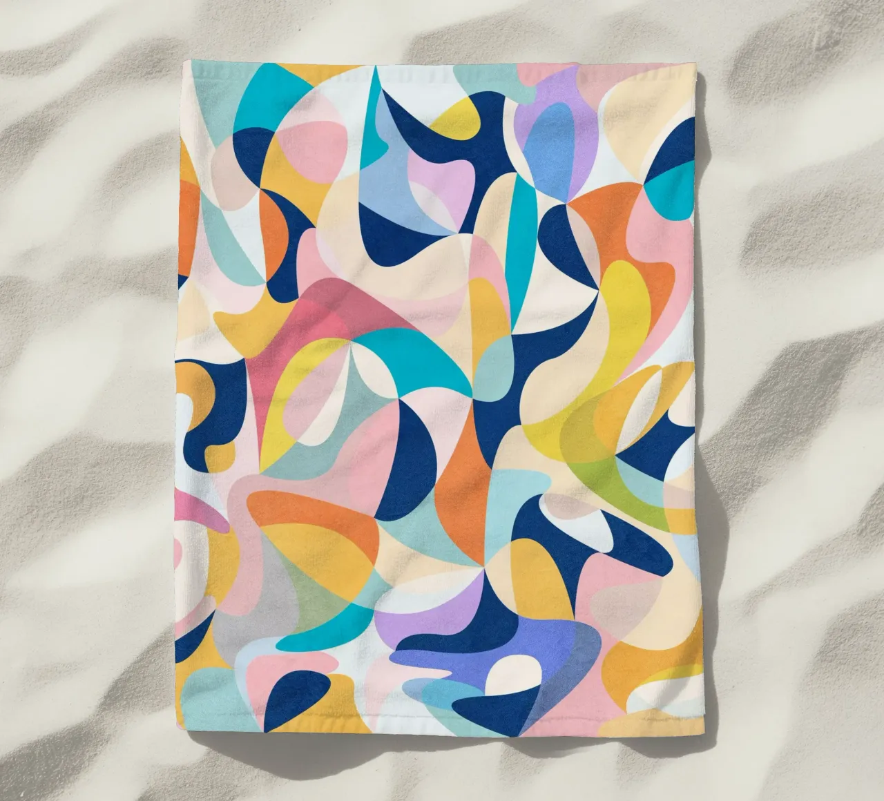 Abstract Flow beach towel by Abstract 888