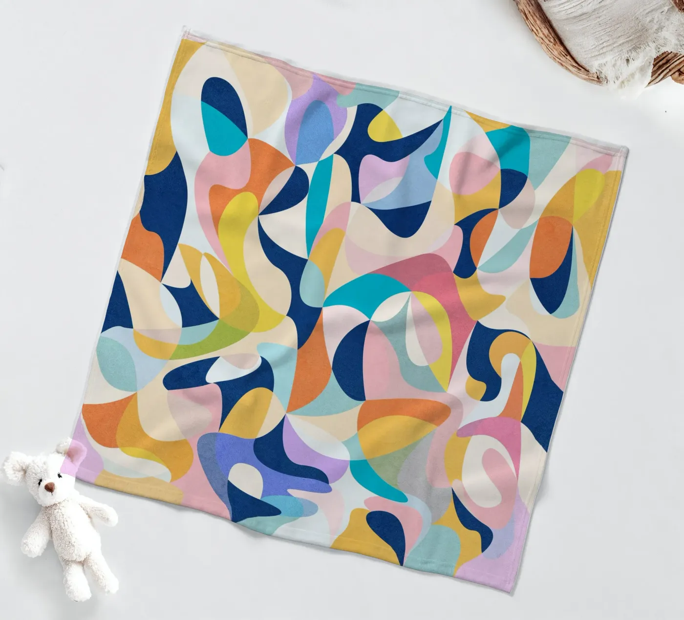 Abstract Flow fleecedeken van Abstract Joy