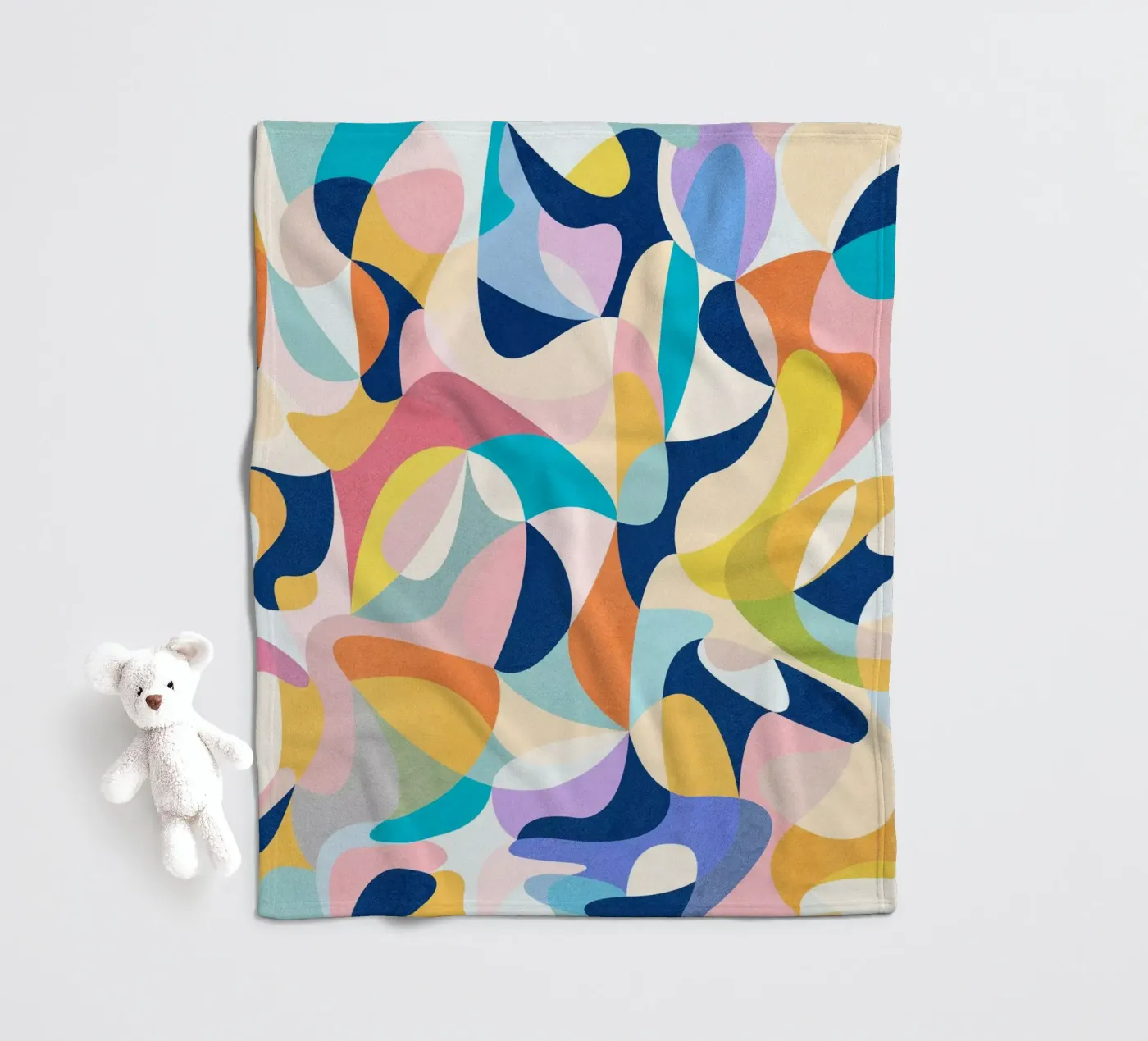 Abstract Flow fleecedeken van Abstract Joy