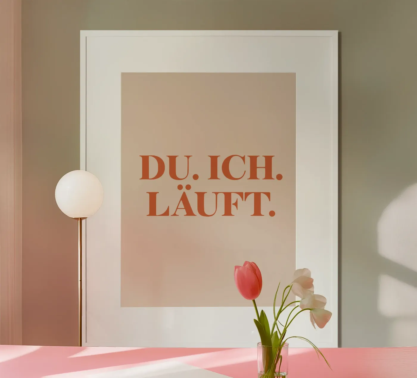 DU.ICH. Poster von Melisastudio