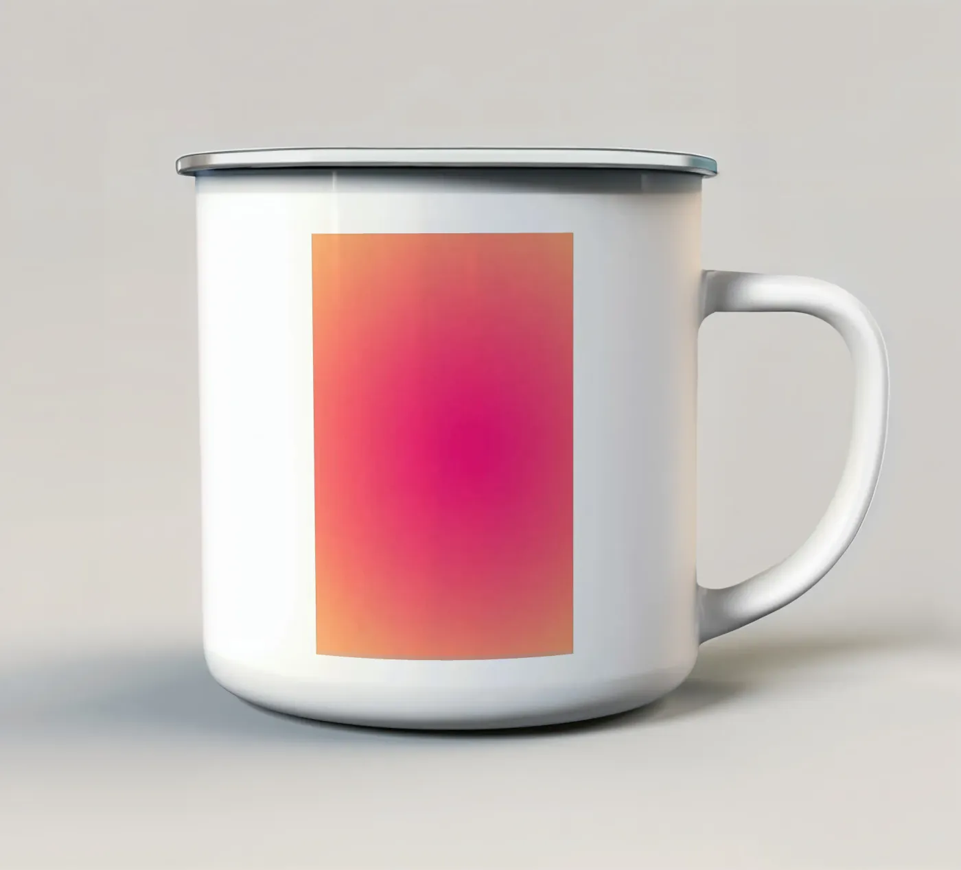 Circular gradient enamel mug by MORINA FLAW