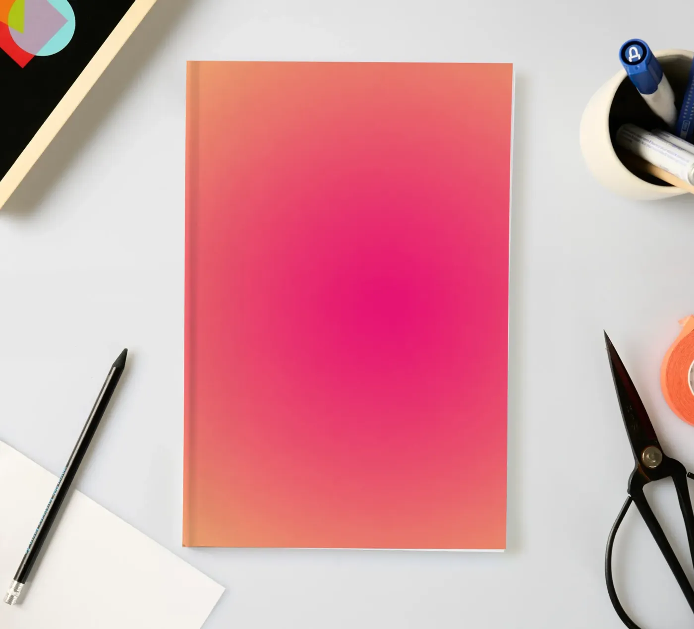 Circular gradient notebook by MORINA FLAW