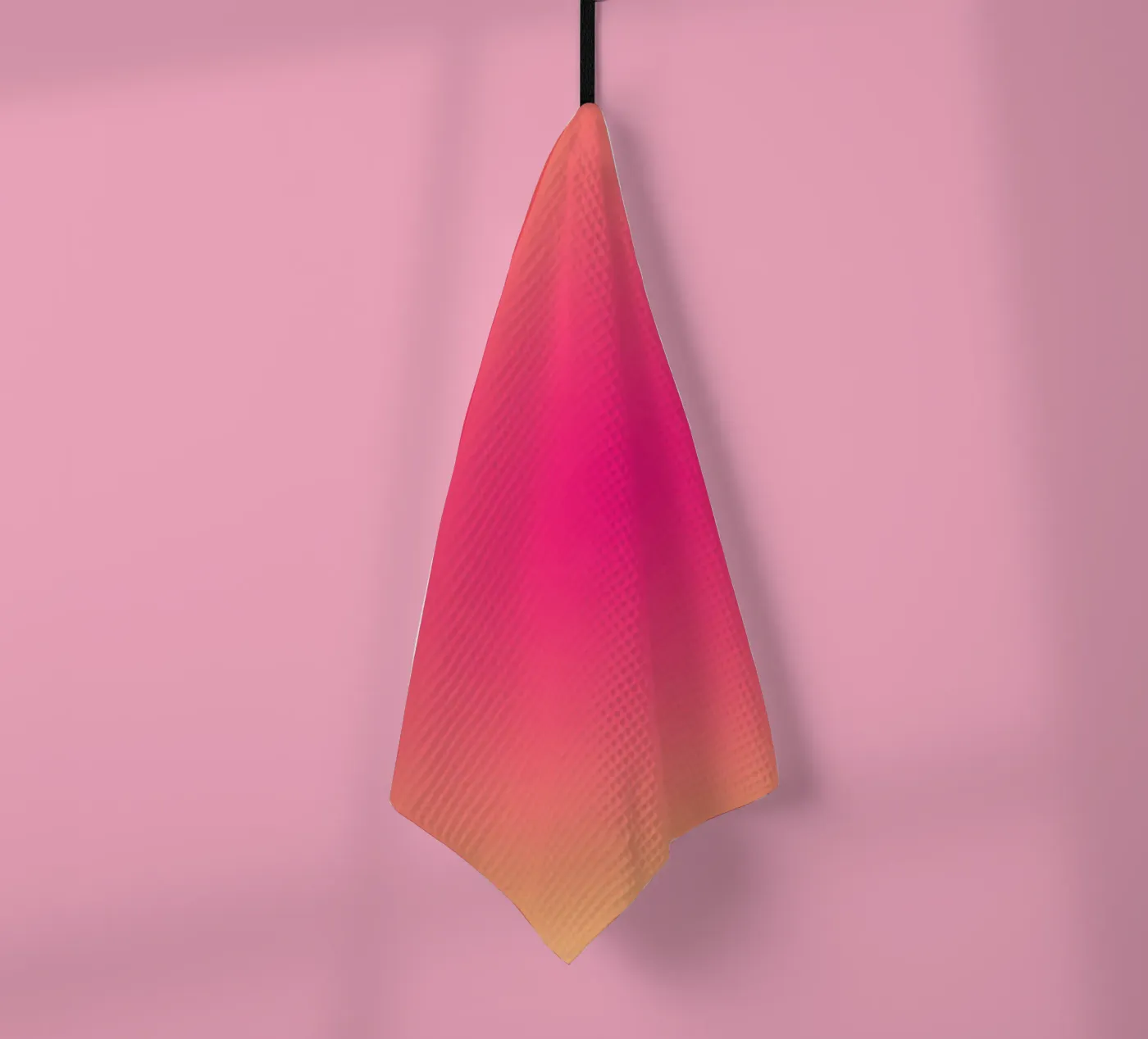Circular gradient tea towel by MORINA FLAW