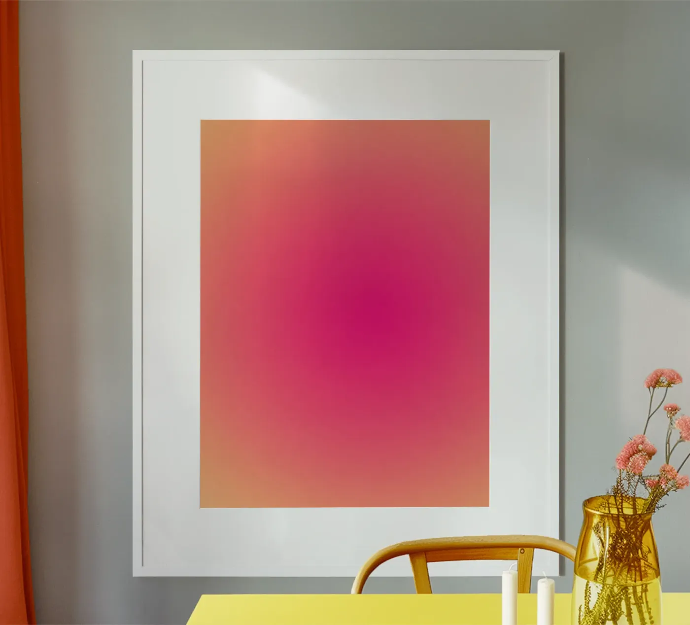 Circular gradient poster by MORINA FLAW