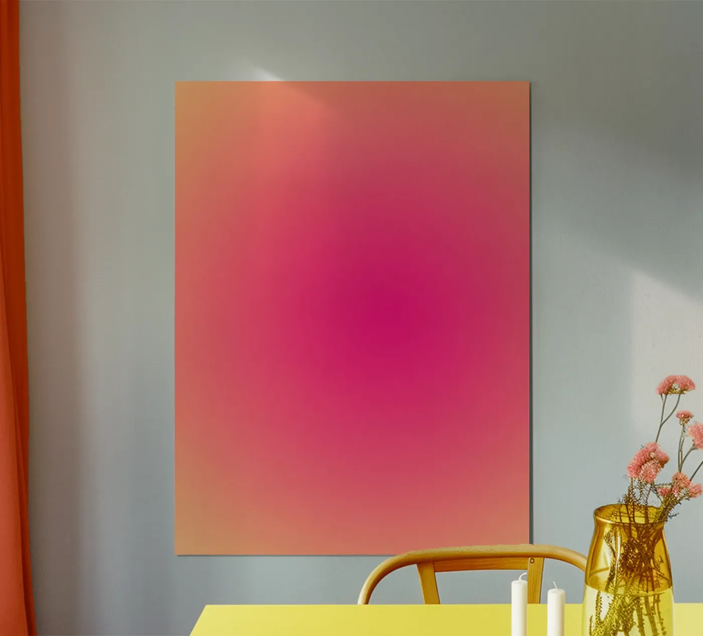 Circular gradient poster by MORINA FLAW