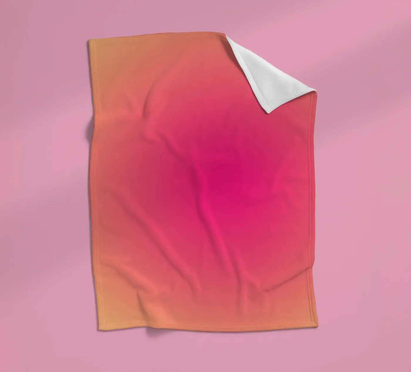 Circular gradient fleece blanket by MORINA FLAW