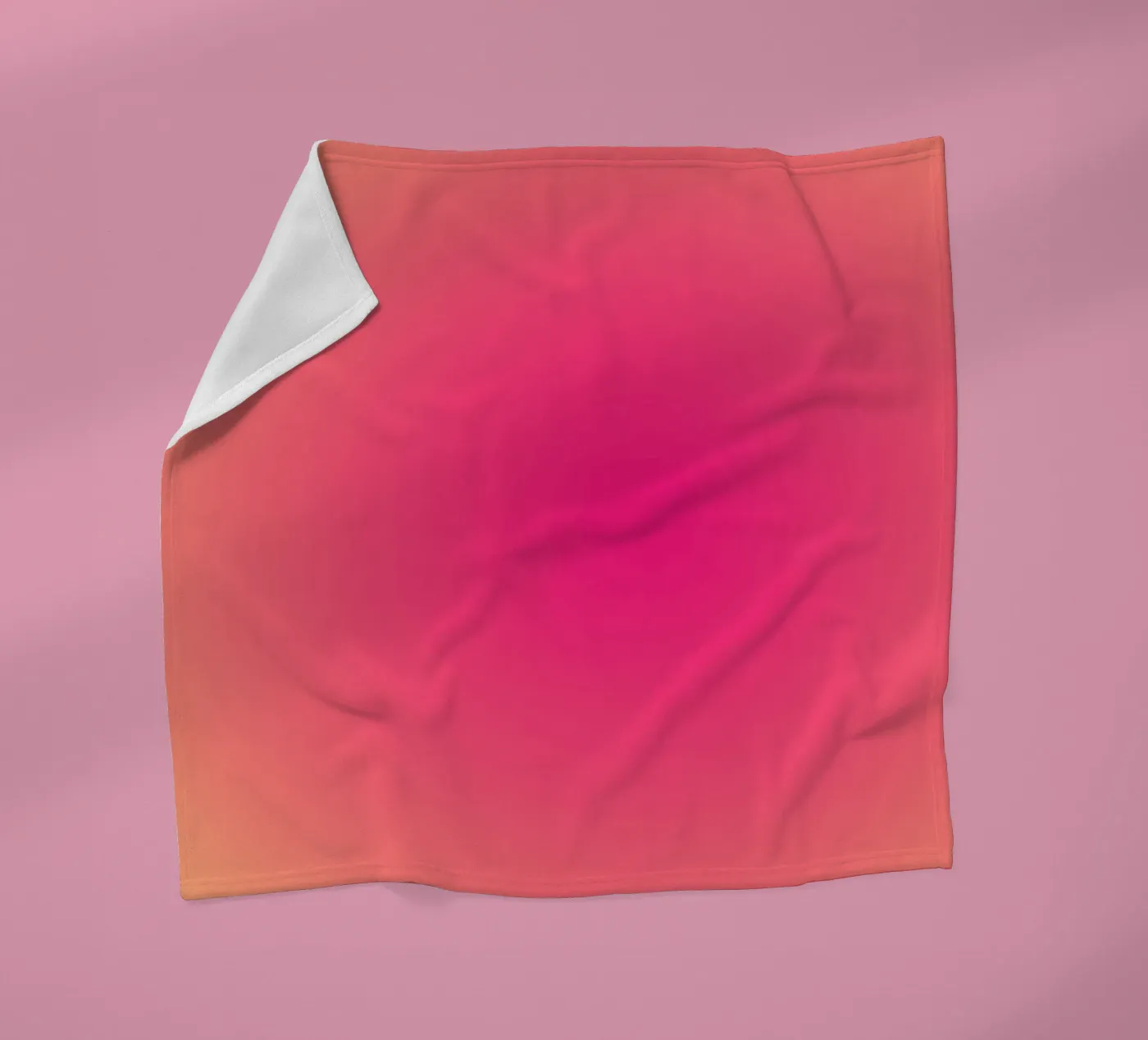 Circular gradient fleece blanket by MORINA FLAW