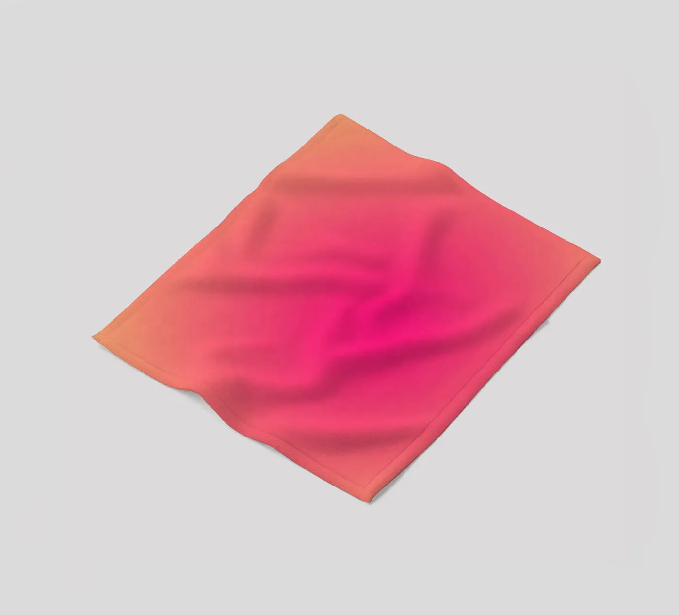 Circular gradient fleece blanket by MORINA FLAW