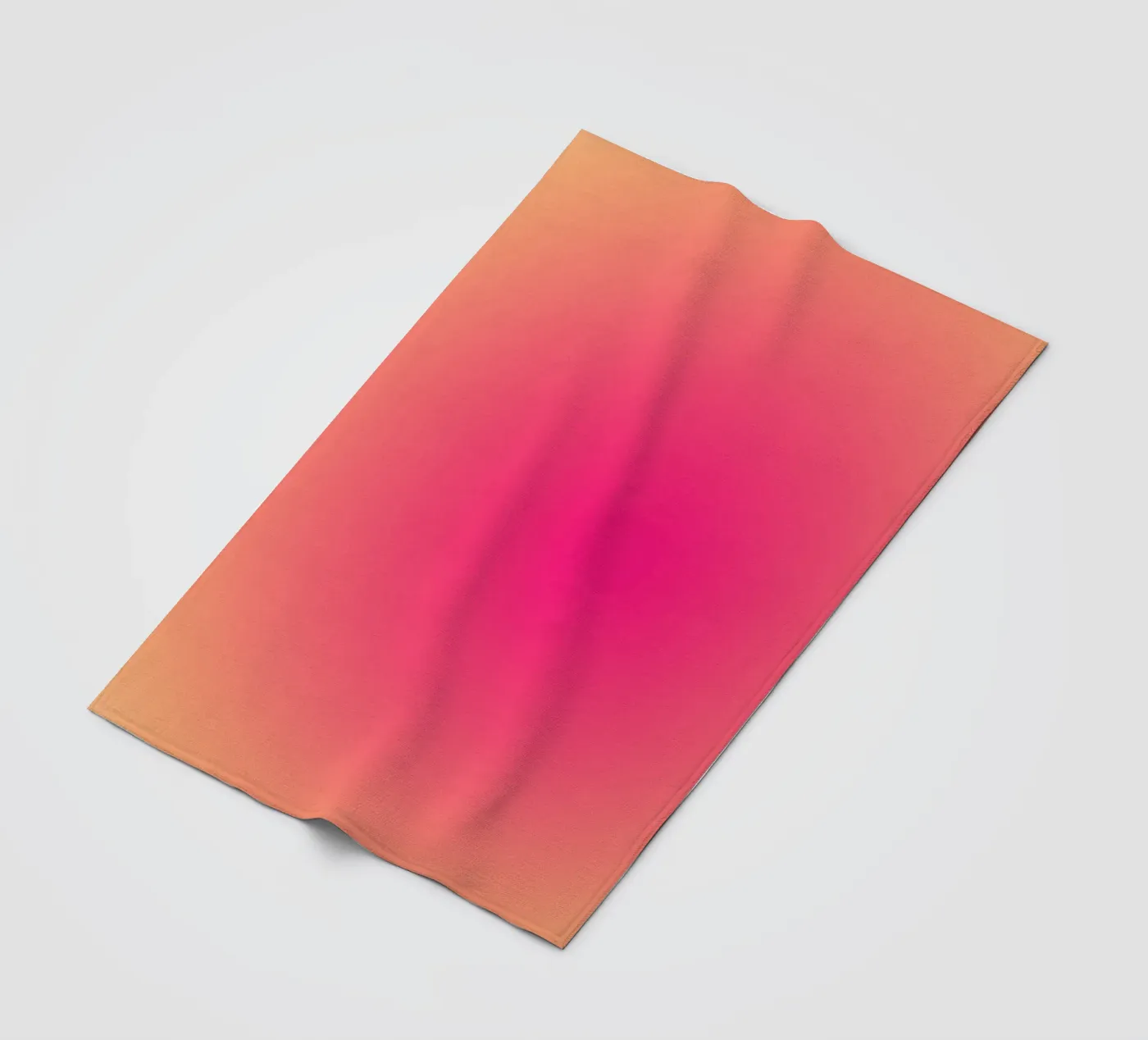 Circular gradient fleece blanket by MORINA FLAW