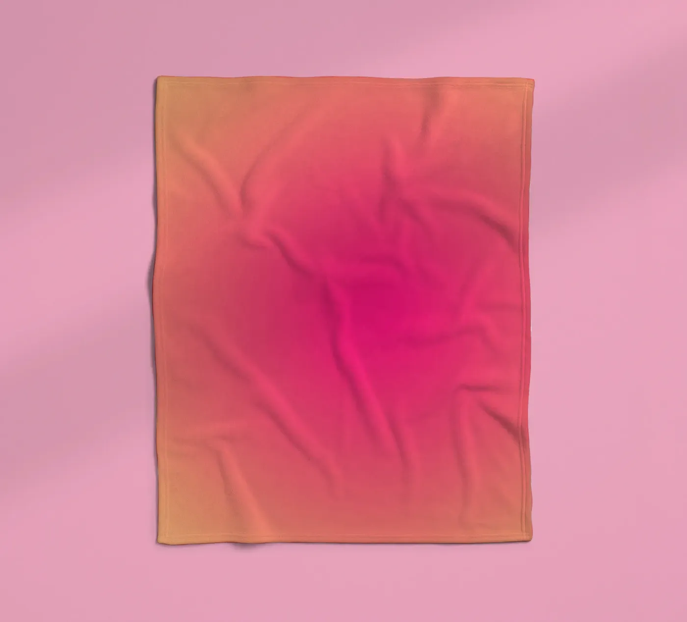 Circular gradient fleece blanket by MORINA FLAW