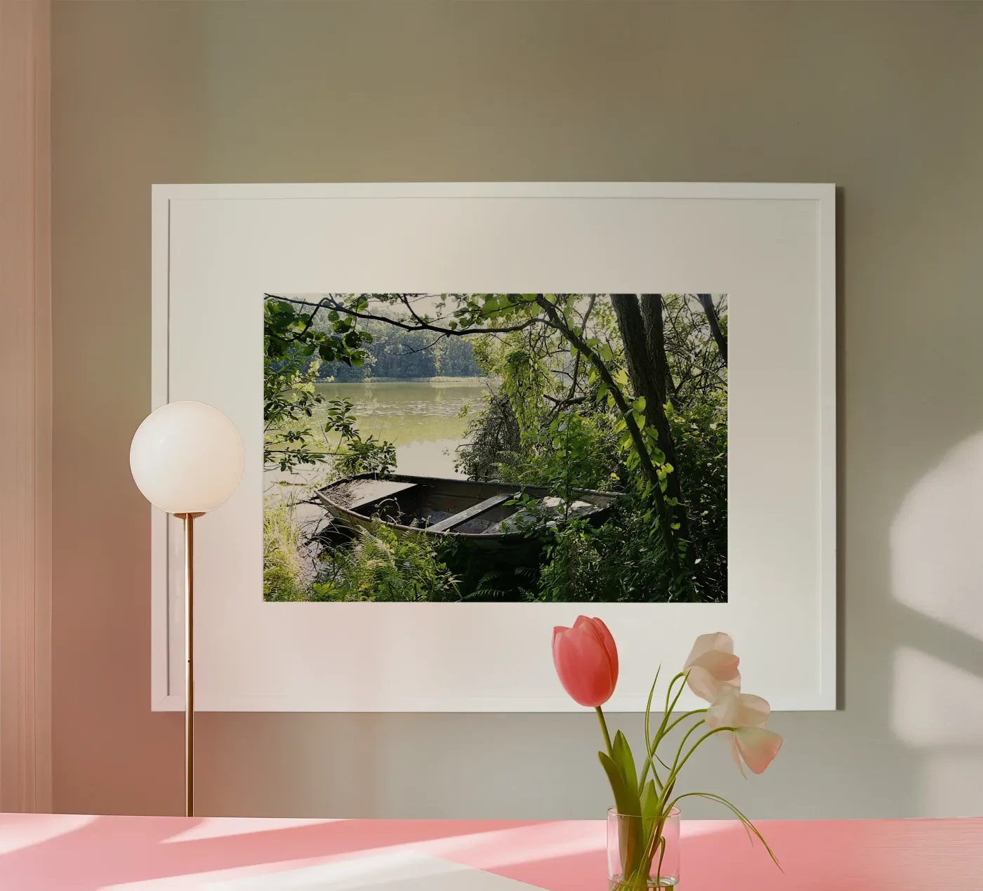 Rivieroever poster van eyes & tries