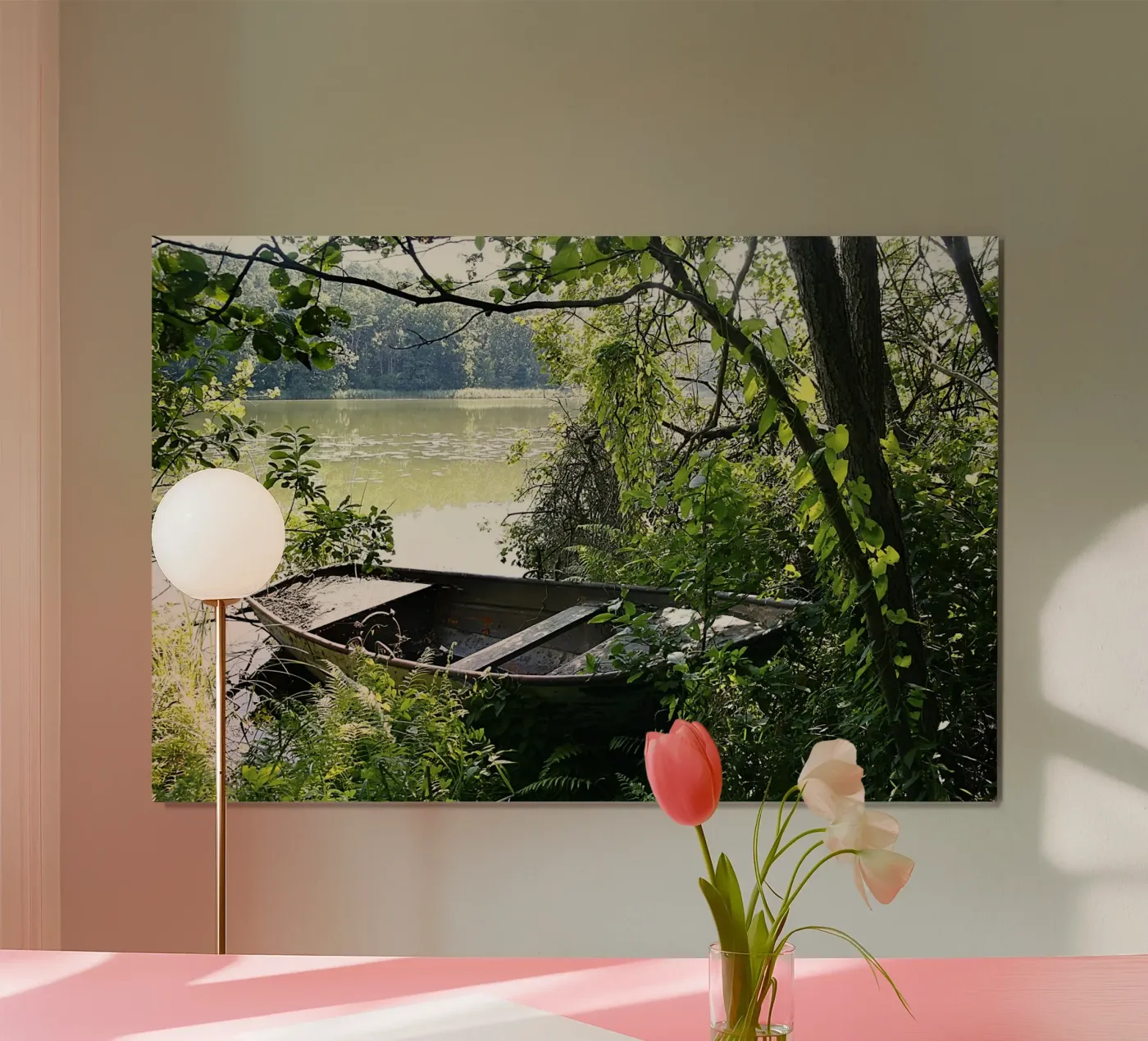 Rivieroever poster van eyes & tries