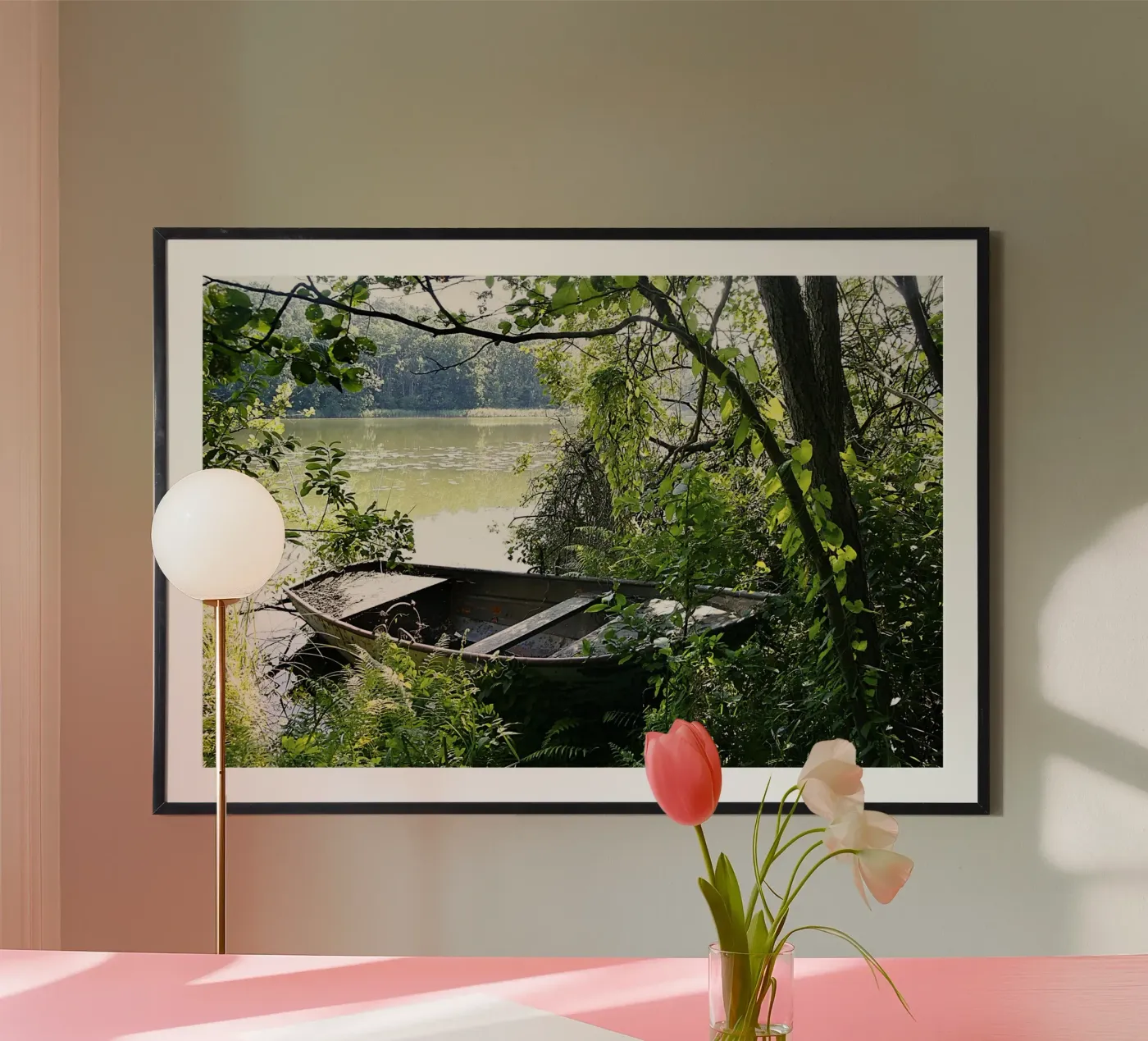 Rivieroever poster van eyes & tries