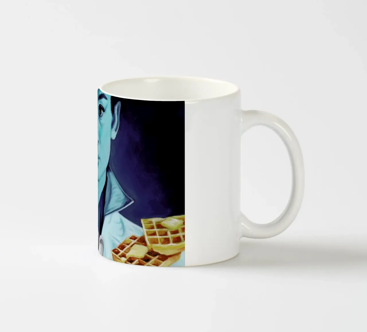 Breakfast with Tiffany tazza in ceramica da Jared Yamahata