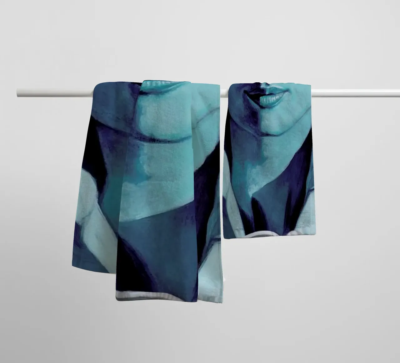 Breakfast with Tiffany asciugamano da bagno da Jared Yamahata