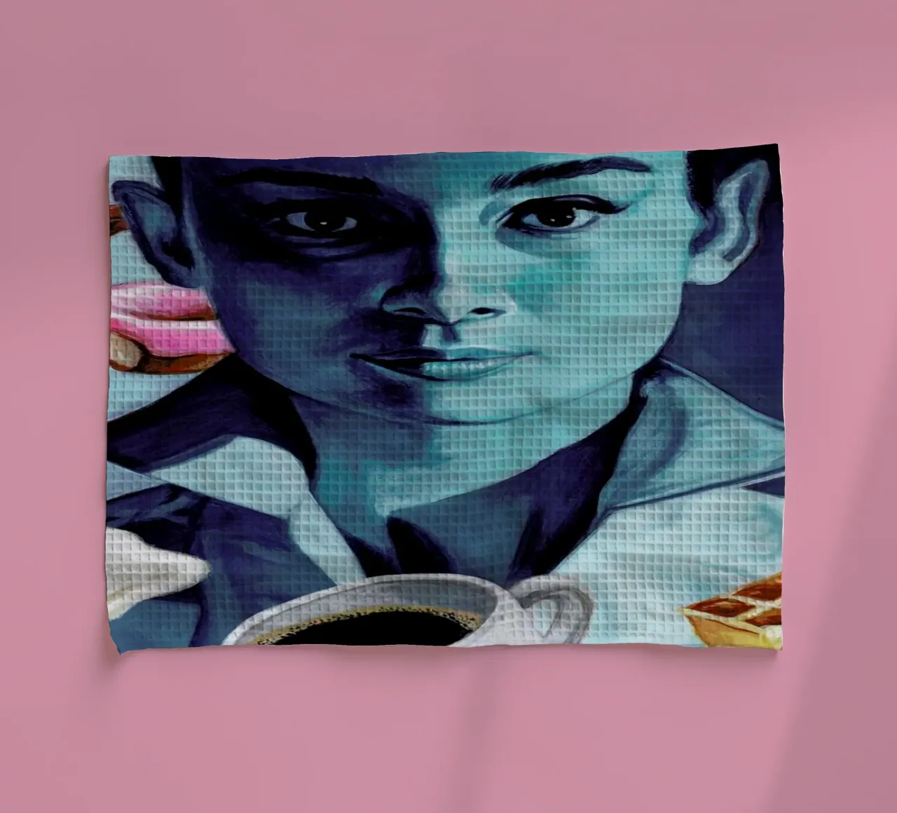 Breakfast with Tiffany canovaccio da cucina da Jared Yamahata
