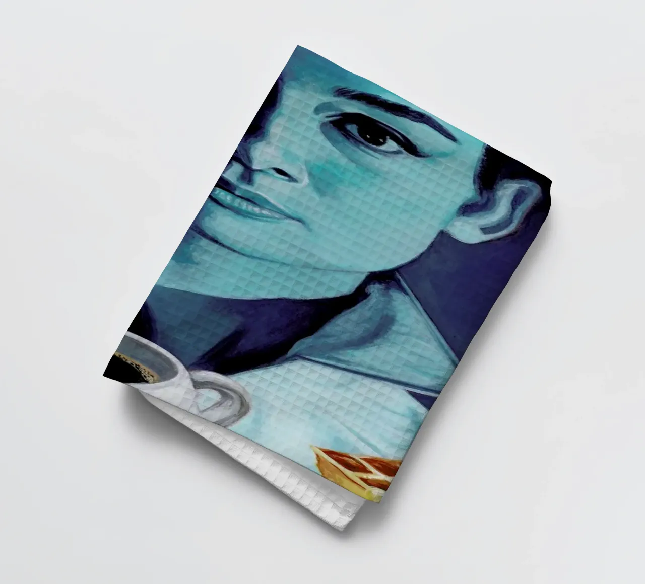 Breakfast with Tiffany canovaccio da cucina da Jared Yamahata