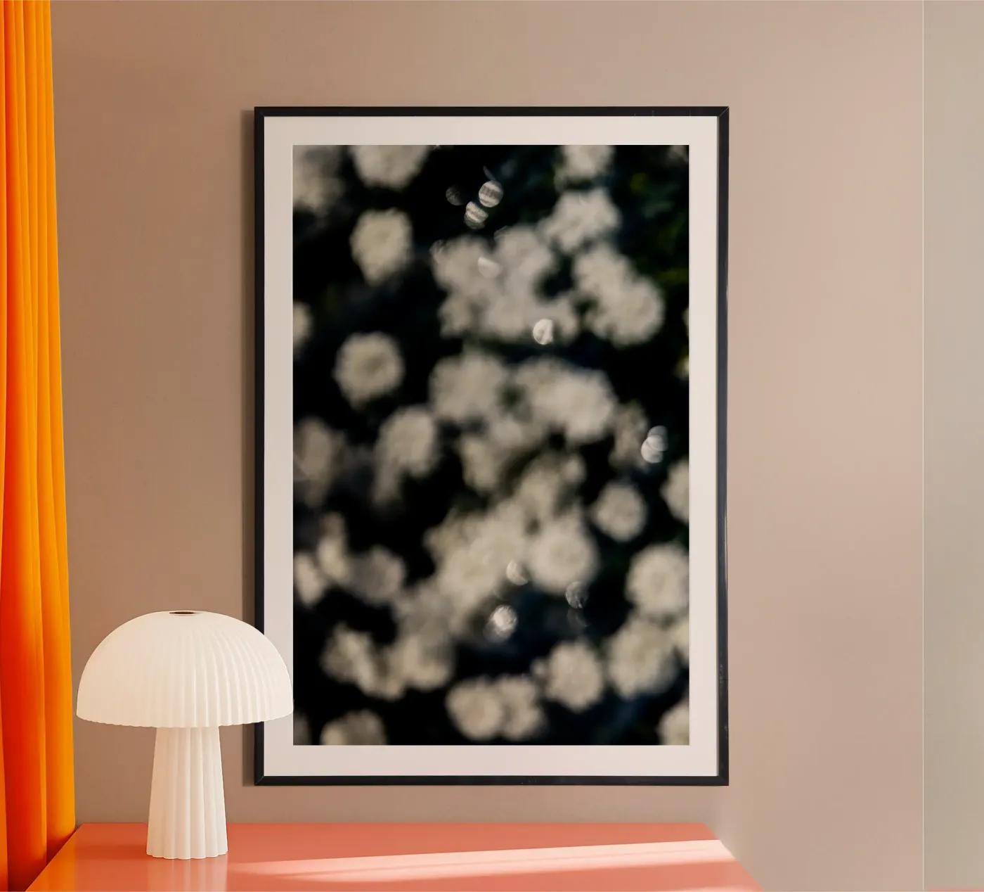 Blurry Flowers 1 Poster von Mareike Böhmer Photography