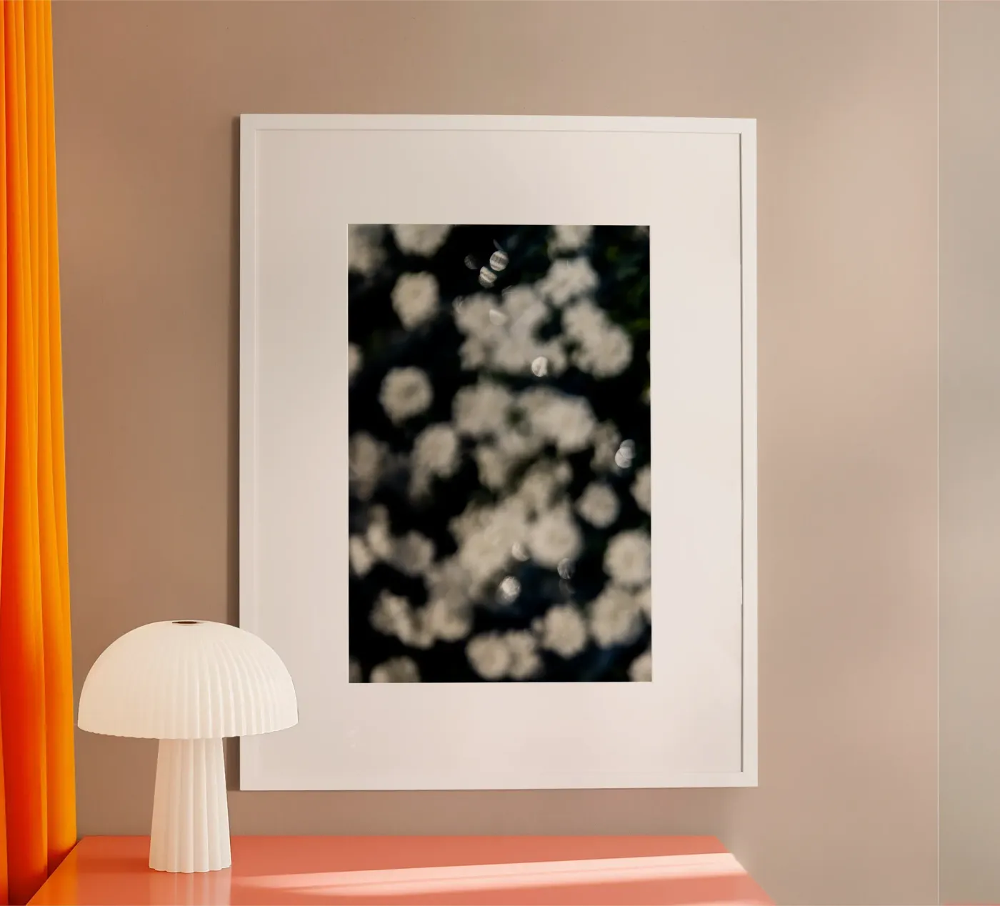 Blurry Flowers 1 Poster von Mareike Böhmer Photography