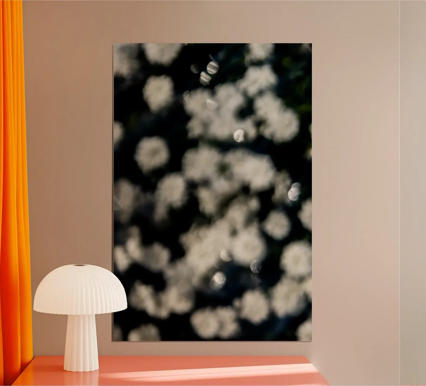 Blurry Flowers 1 Poster von Mareike Böhmer Photography