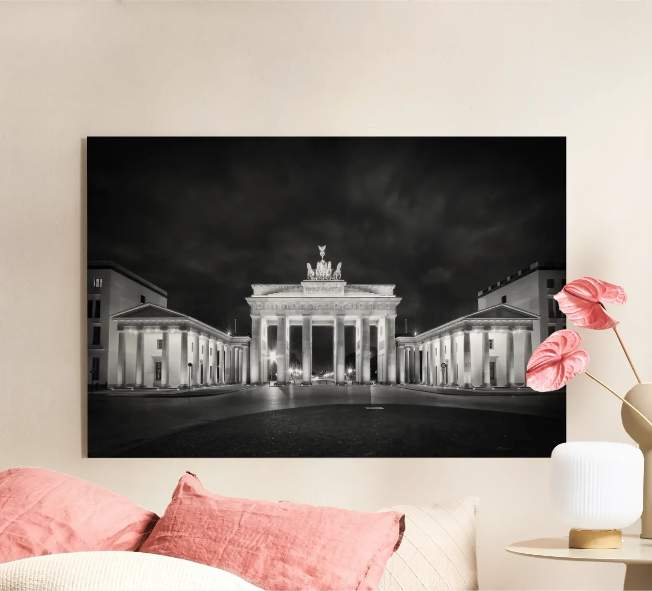 BERLINO Porta di Brandeburgo | Monochrom plexiglass da Melanie Viola