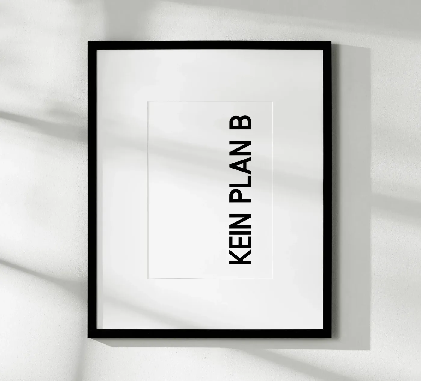 KEIN PLAN B poster da STUDIO Wunderwerk