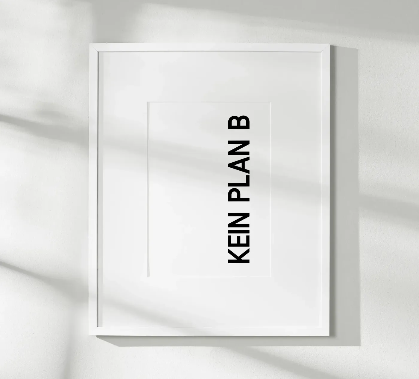 KEIN PLAN B poster da STUDIO Wunderwerk