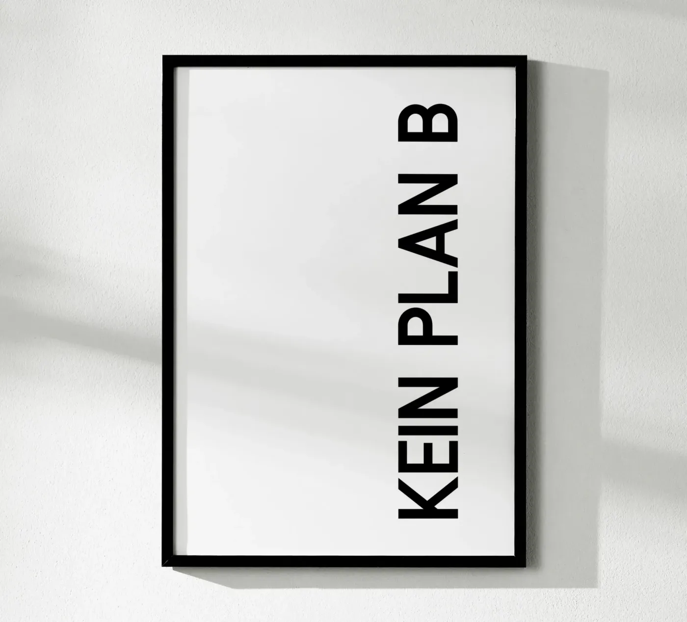 KEIN PLAN B poster da STUDIO Wunderwerk