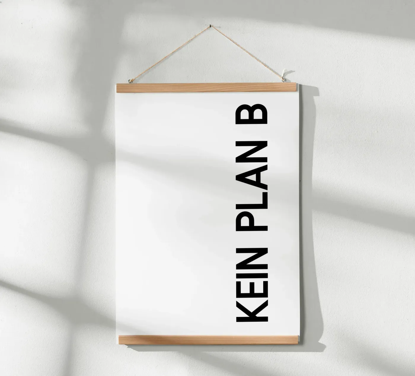 KEIN PLAN B poster da STUDIO Wunderwerk