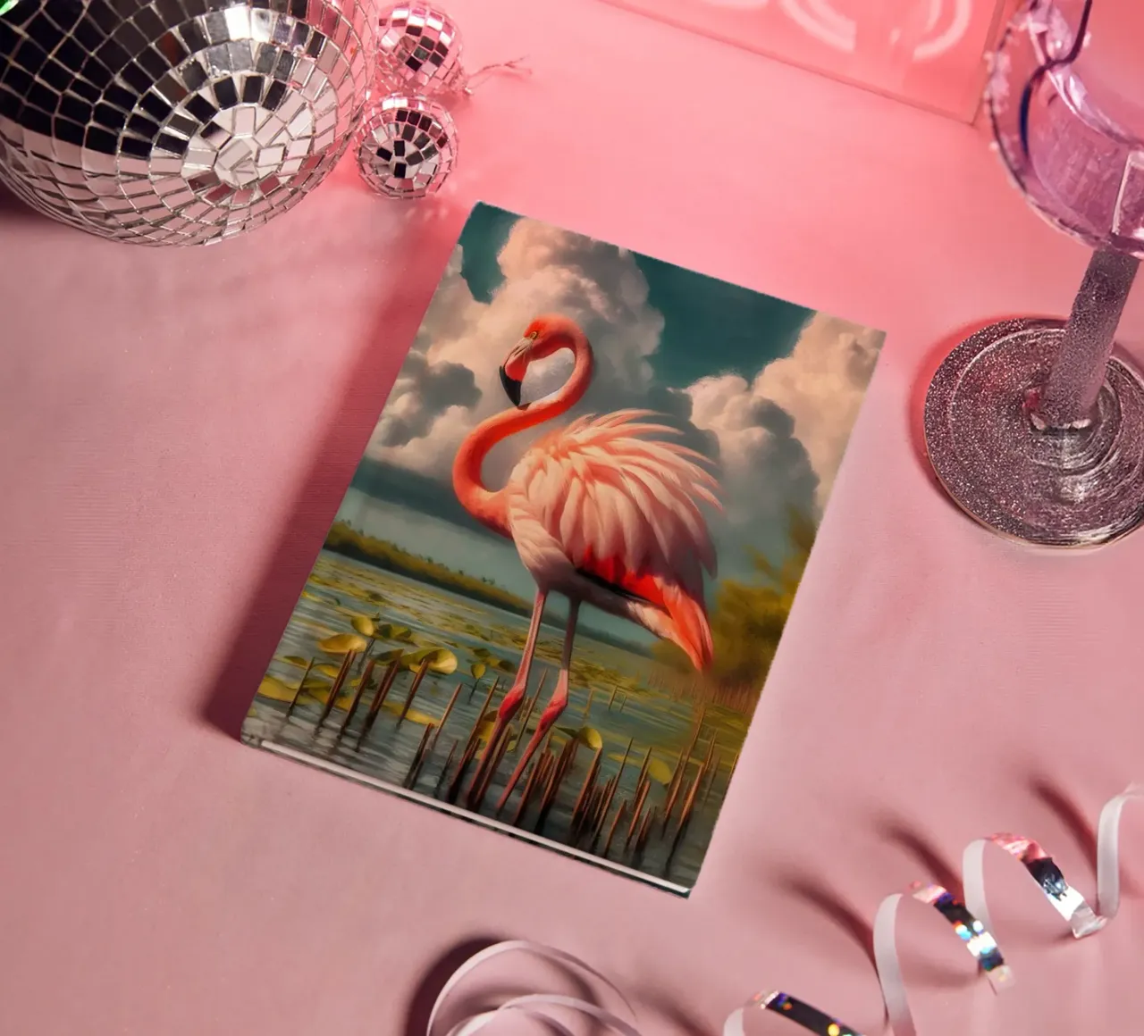 FLAMANT ROSE notebook by RUBIANT ART