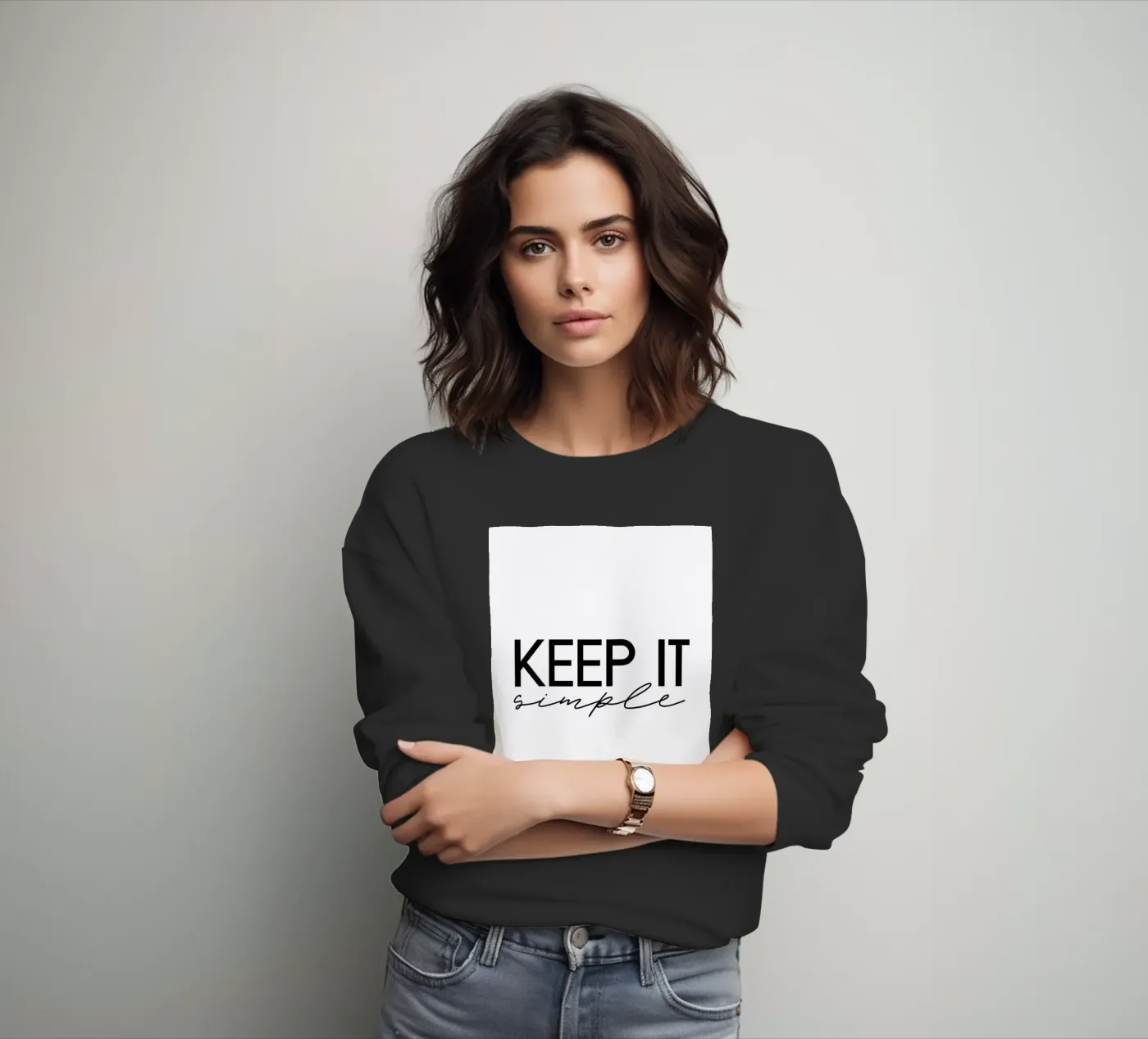 Keep it simple felpa da STUDIO Wunderwerk