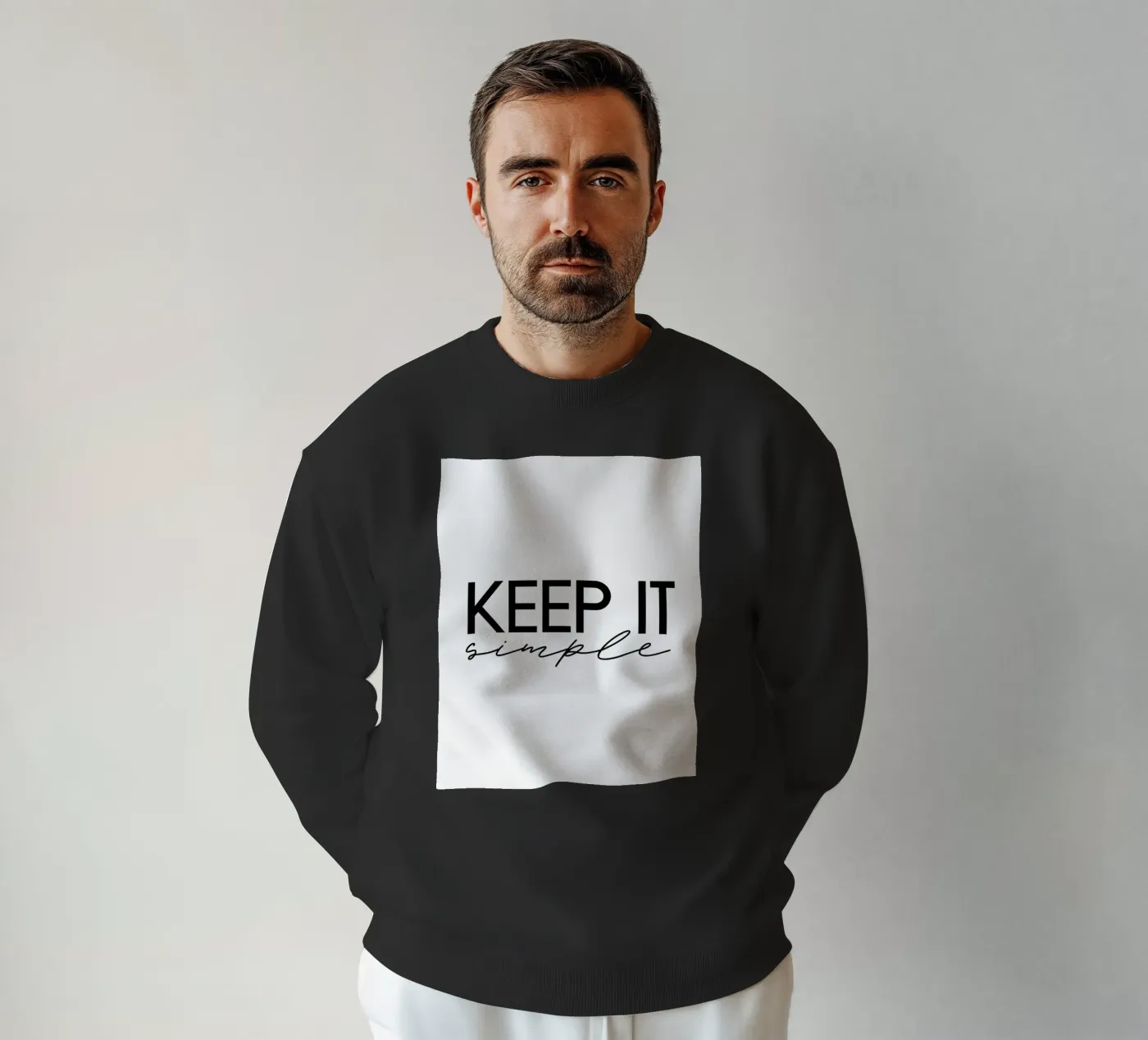 Keep it simple felpa da STUDIO Wunderwerk