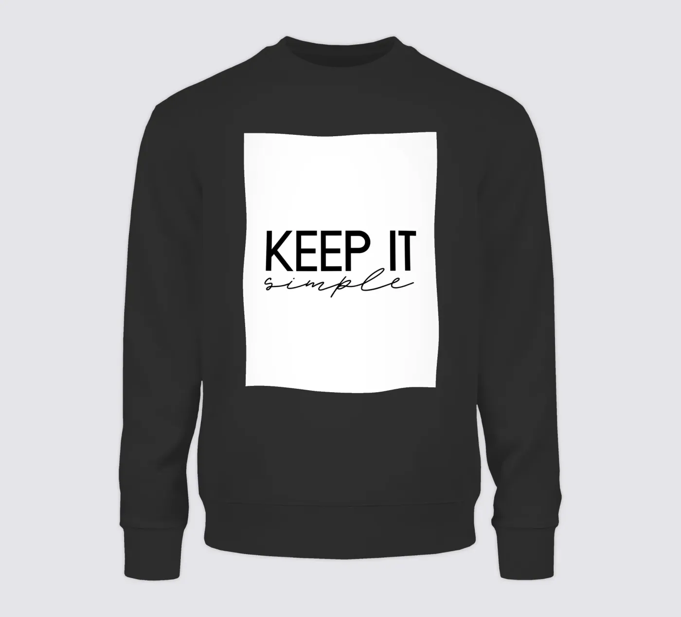 Keep it simple felpa da STUDIO Wunderwerk