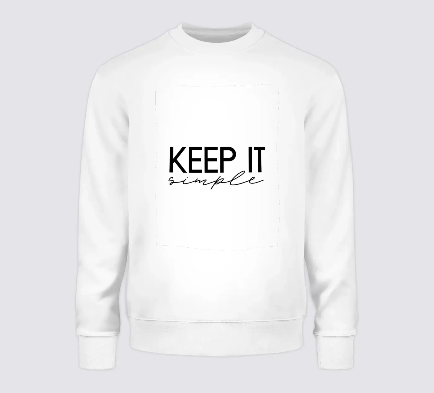 Keep it simple felpa da STUDIO Wunderwerk