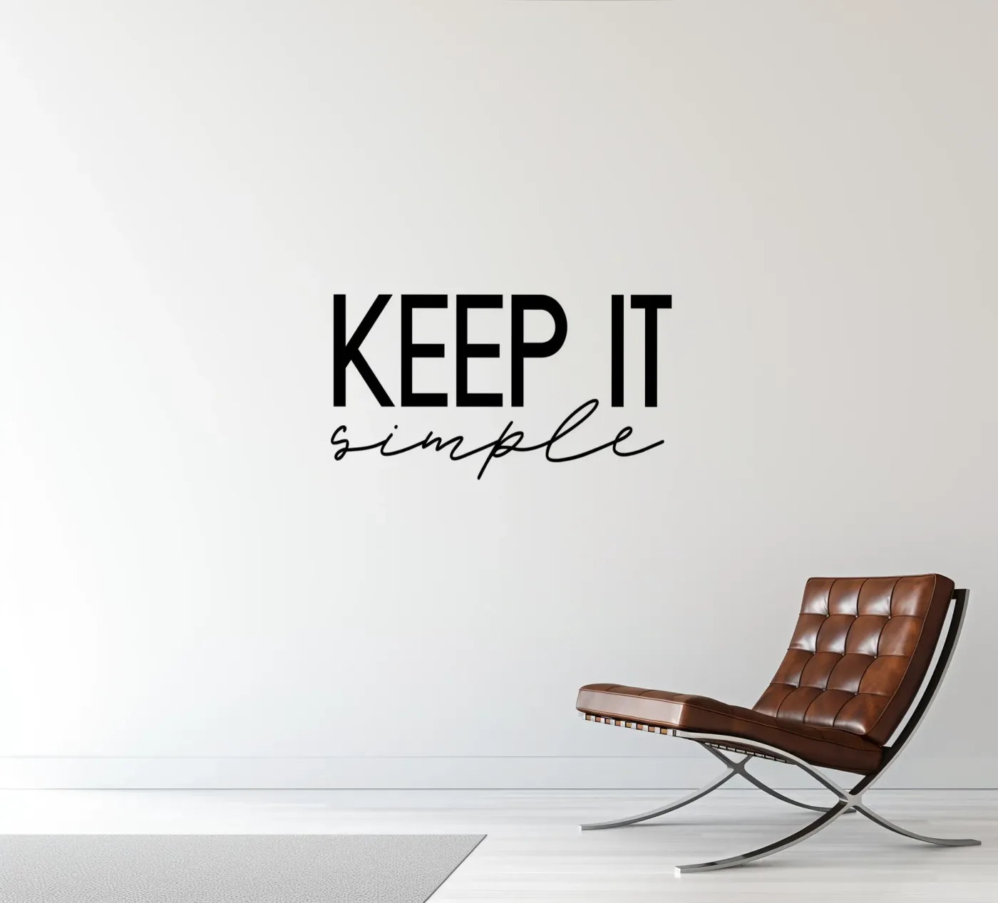 Keep it simple fotobehang van STUDIO Wunderwerk