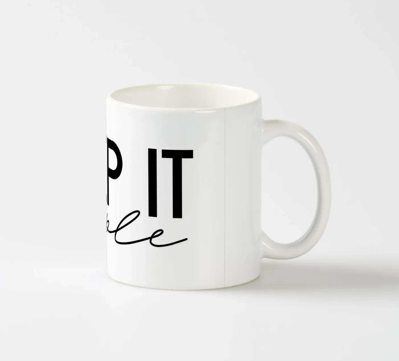 Keep it simple ceramic mug by STUDIO Wunderwerk