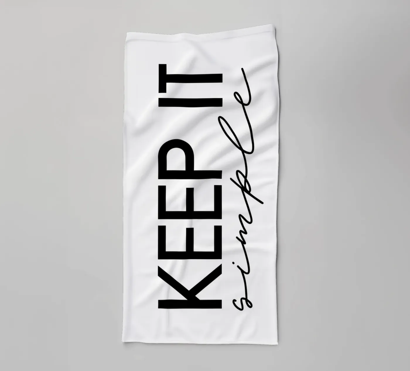 Keep it simple towel by STUDIO Wunderwerk