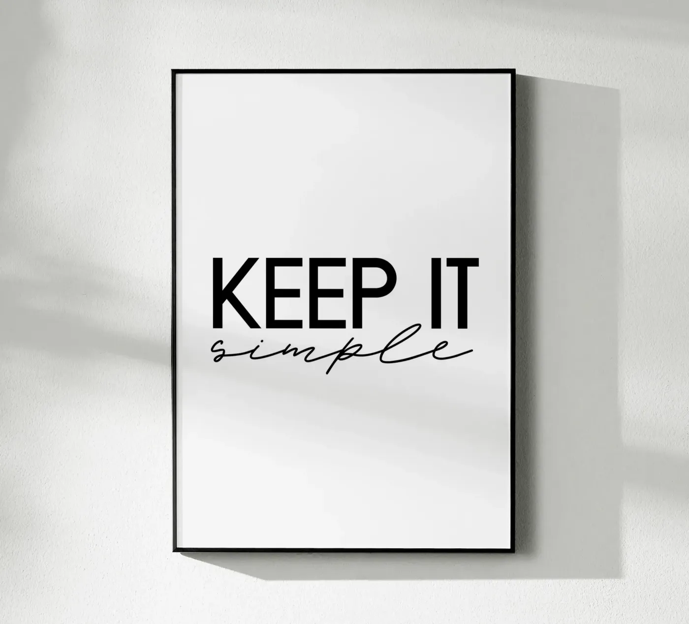 Keep it simple acryl van STUDIO Wunderwerk