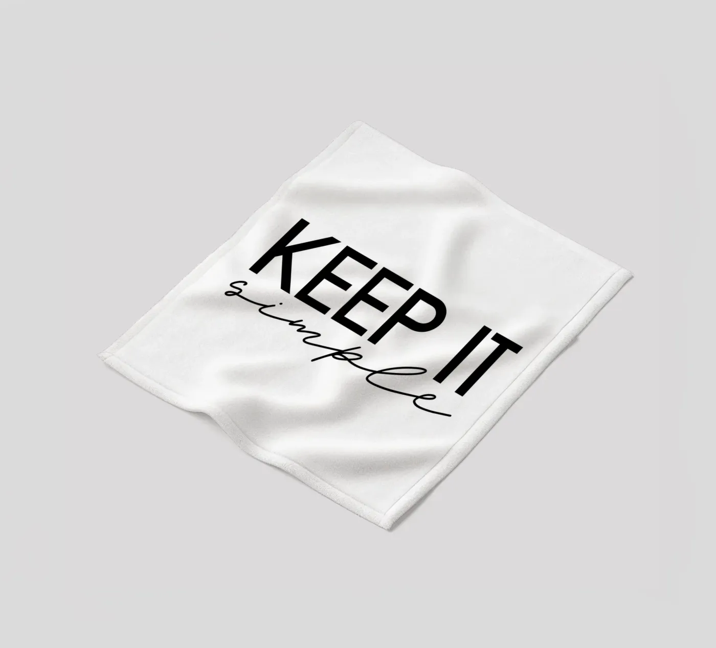 Keep it simple Fleecedecke von STUDIO Wunderwerk