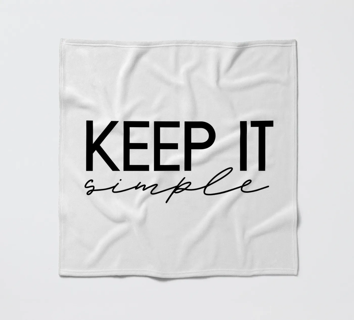 Keep it simple Fleecedecke von STUDIO Wunderwerk