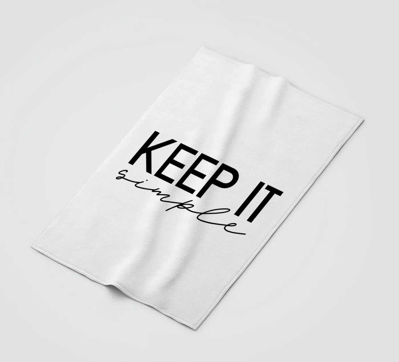 Keep it simple Fleecedecke von STUDIO Wunderwerk