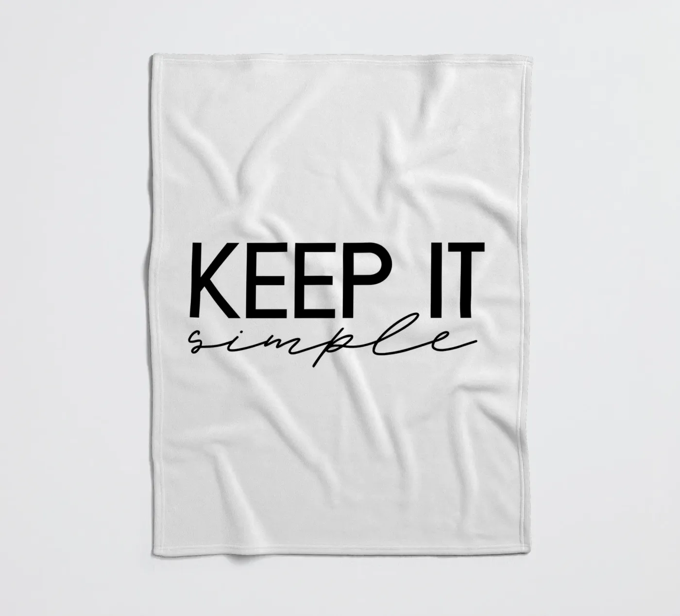 Keep it simple Fleecedecke von STUDIO Wunderwerk