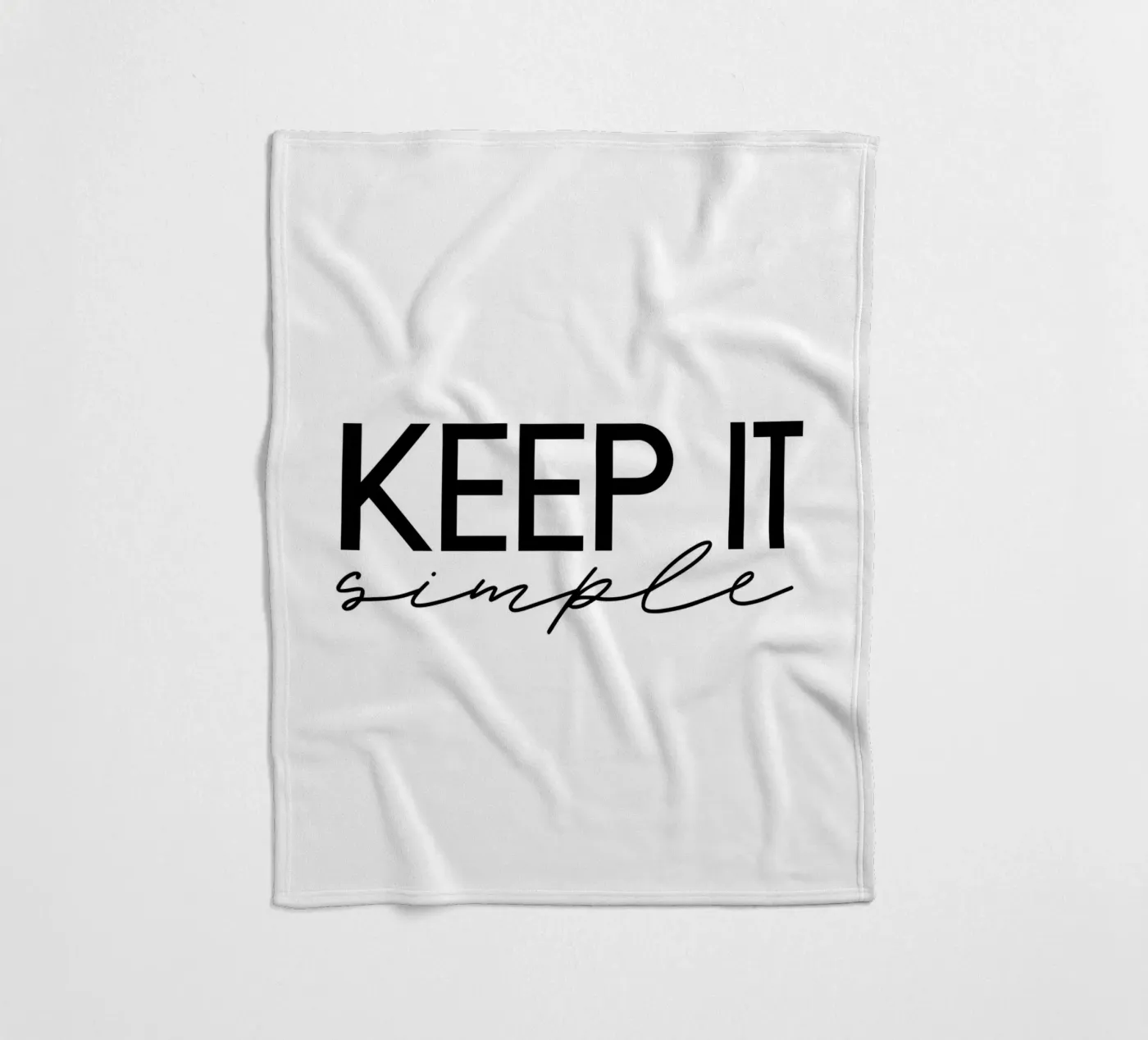 Keep it simple Fleecedecke von STUDIO Wunderwerk