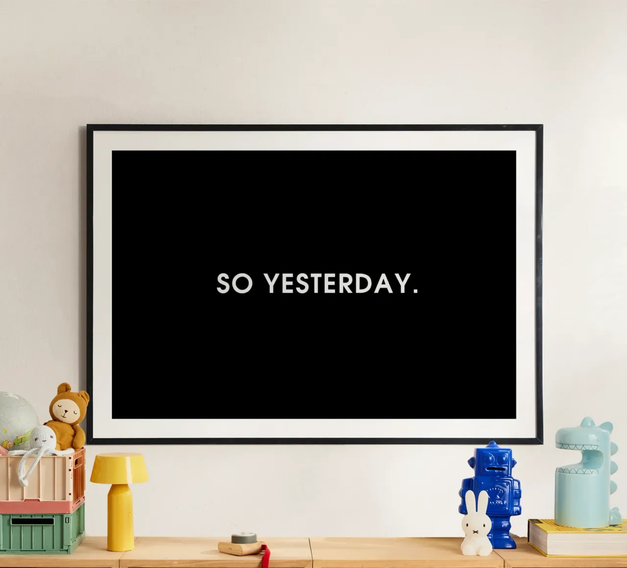 So yesterday - Black poster da Intertitres