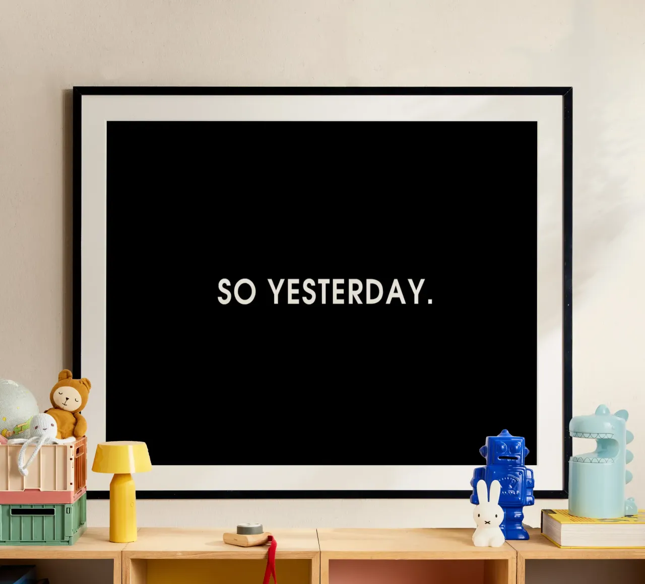 So yesterday - Black poster da Intertitres