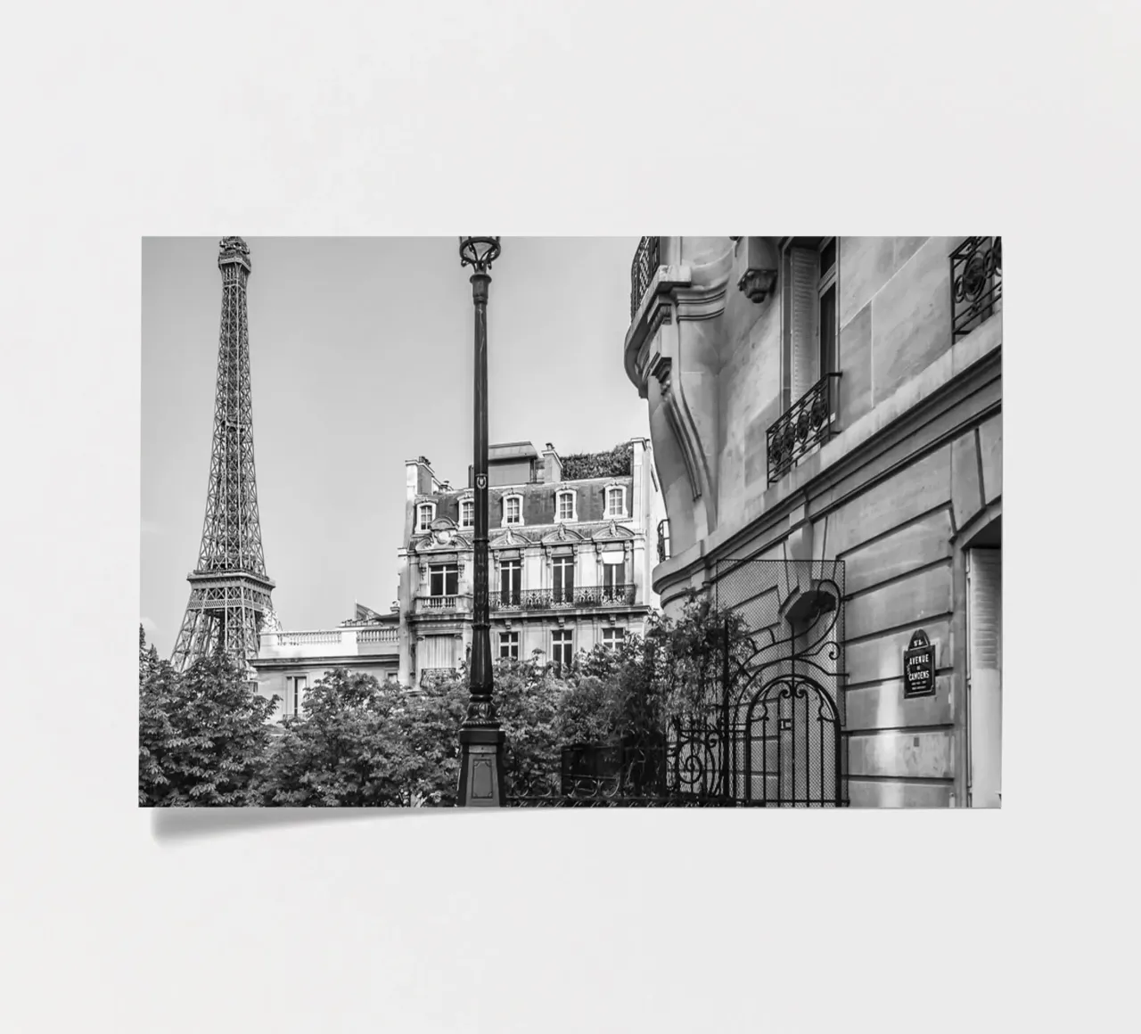 Pariser Charme | Monochrom foglio adesivo da Melanie Viola