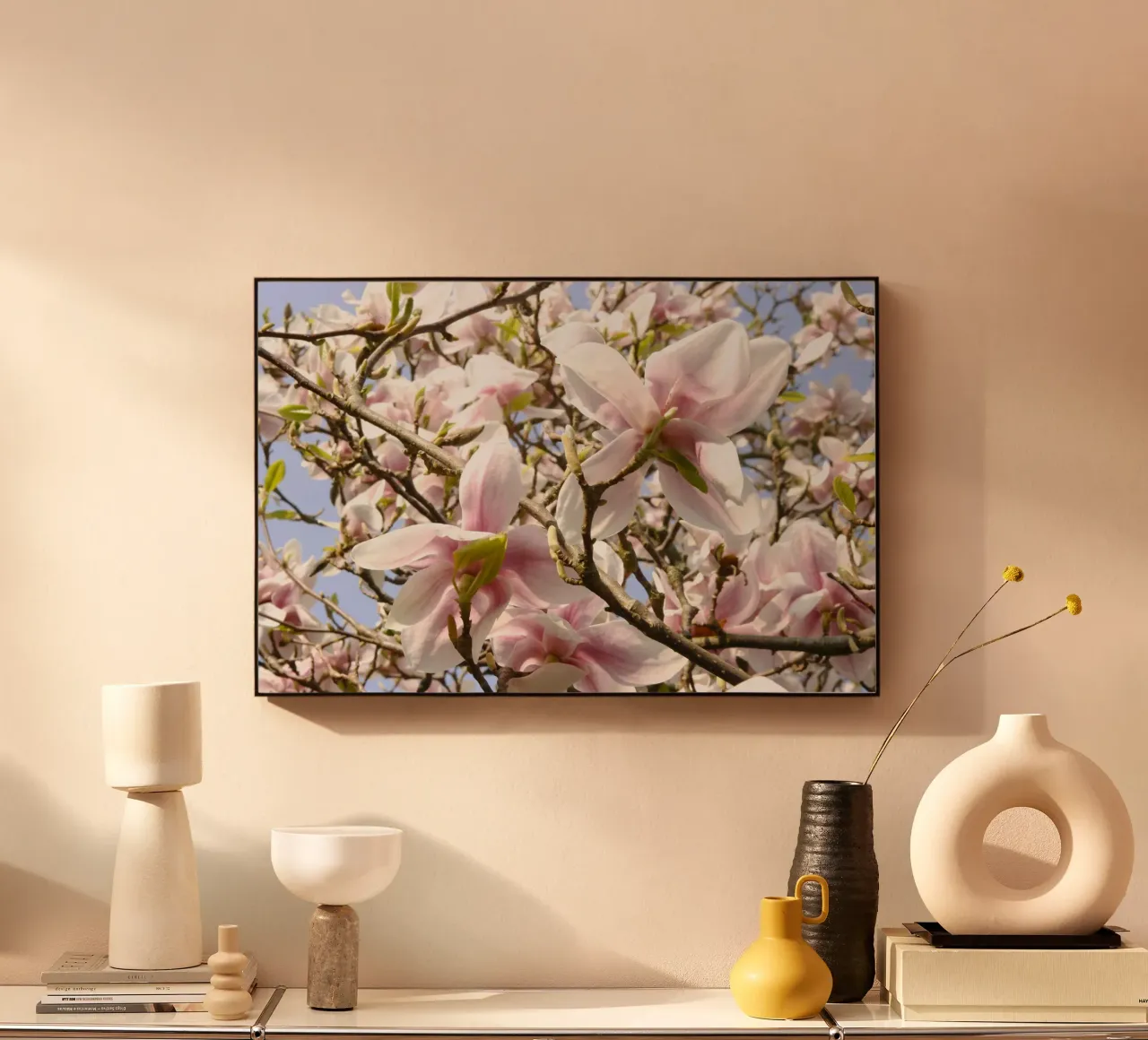Magnolien Alu-Dibond von eyes & tries