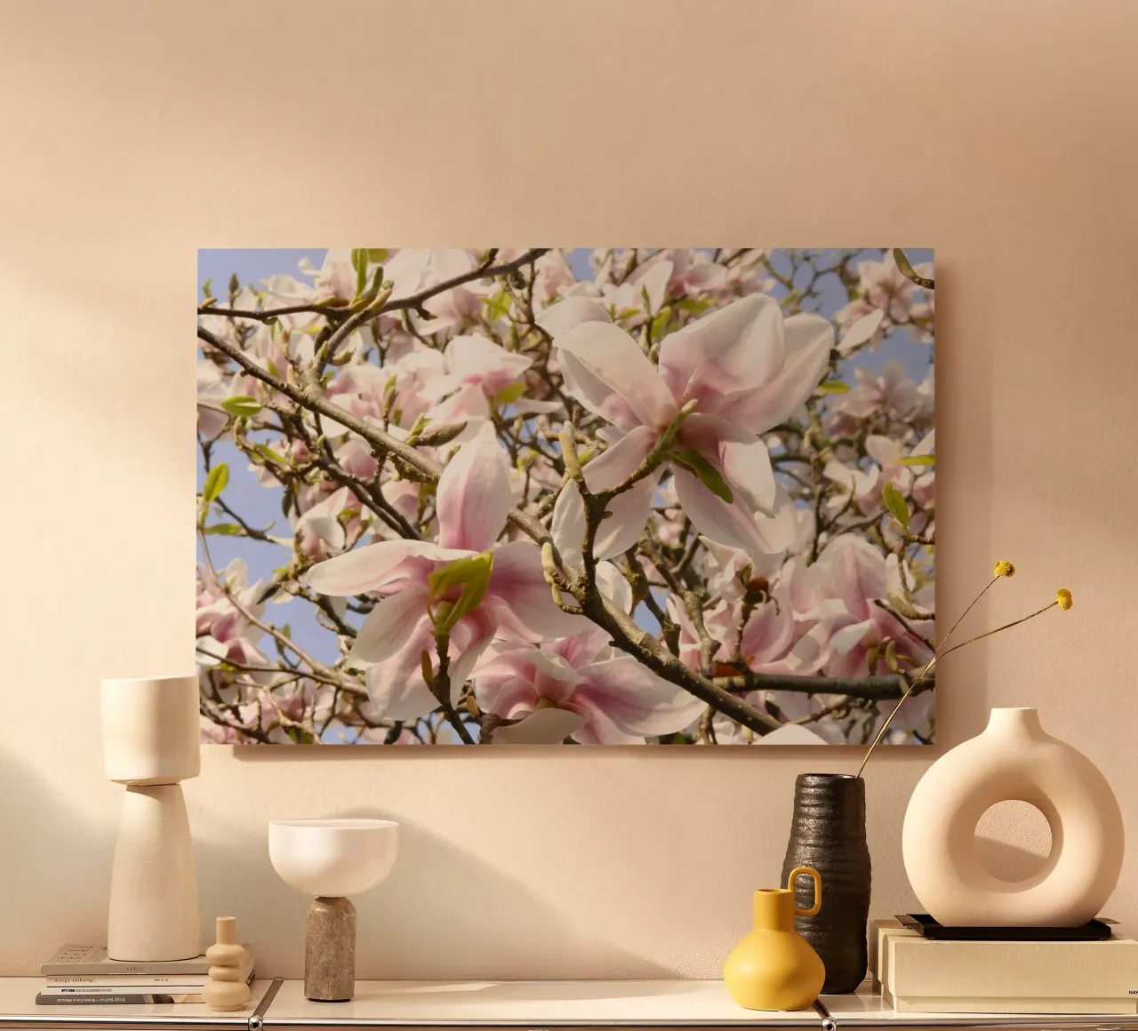 Magnolien Alu-Dibond von eyes & tries